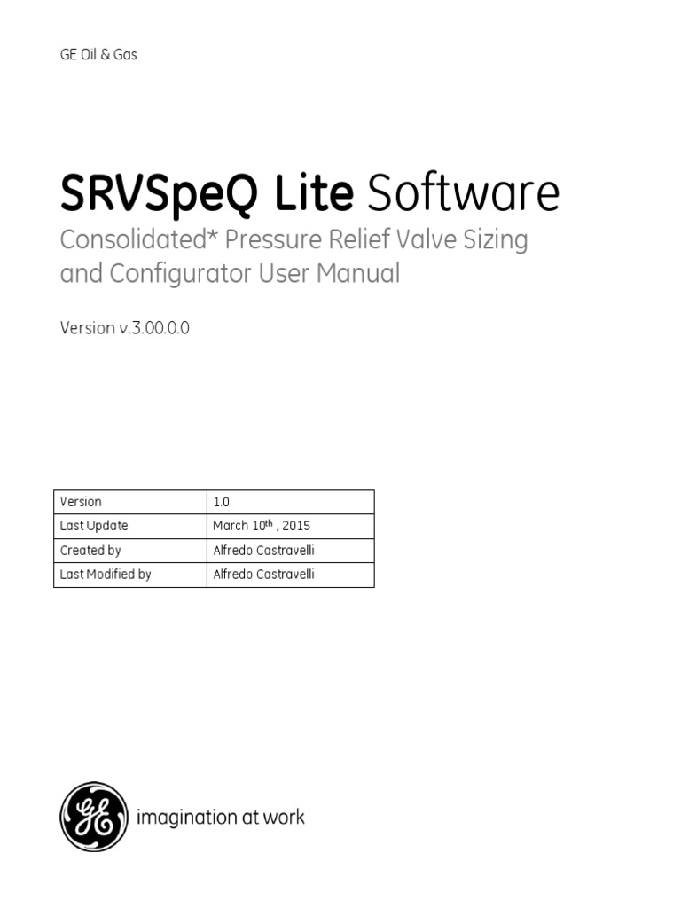 Ge consolidated relief valves catalog