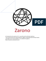 Zarono Necronomicon Book No 1