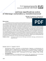 Contreras Andrade Aportaciones Teóricas Significativas Sobre El Liderazgo Carismático y Transformacional