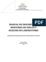 Manual de Descripcion Muestreo de Suelos y Analisis de Laboratorio
