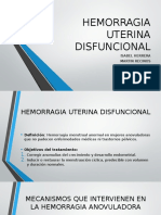 Hemorragia uterina disfuncional: causas y tratamiento