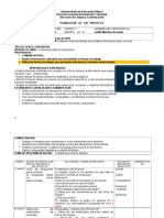 Planeacion Bloque I Primer Grado ESPAÑOL