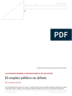 Verónica Ocvirk. El Empleo Público en Debate. El Dipló. Edición Nro 200. Febrero de 2016