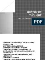History of Thought: MPU 1213 Prepared By: Prabha Krish