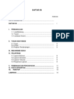 Daftar Isi Pedoman Kerja