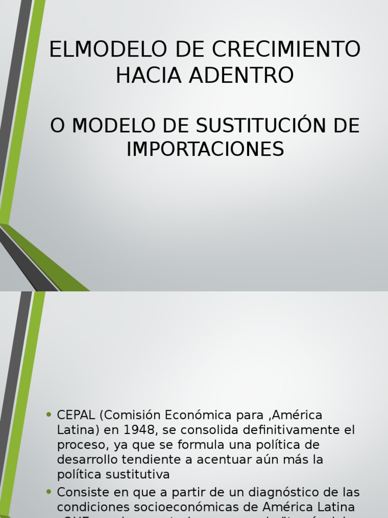 Modelo de Crecimiento Hacia Adentro | PDF