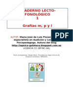 Cuaderno Lecto-fonológico LETRA M, P y L