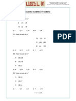 Analogias numéricas