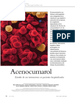Acenocumarol: Estudio de Sus Interacciones en Pacientes Hospitalizados