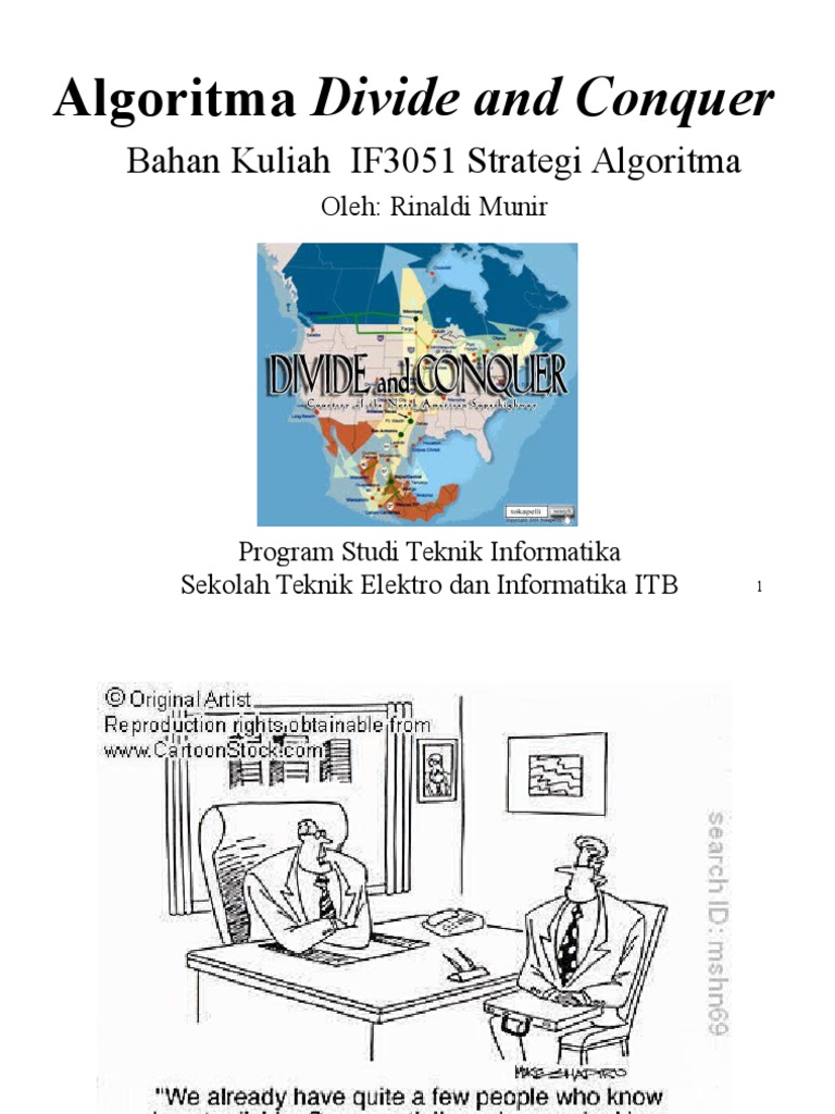 Algoritma Divide and Conquer | PDF