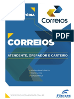 Apostila Preparatória Correios Focus 2016