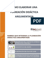 Comoelaborarunaplaneaciondidacticaargumentada