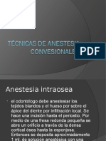 Técnicas de anestesia convesionales.ppt