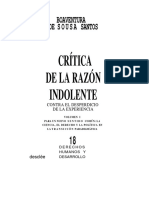 Boaventura de Sousa Critica_de_la_razon_indolente (Libro Completo)