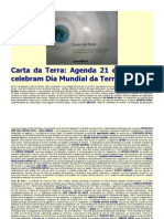 Carta Da Terra No Dia Da Terra 22 Abril 2010