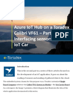 Azure IoT Hub On A Toradex Colibri VF61 - Part 2 - Interfacing Sensors and The IoT Car