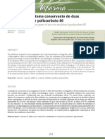 Inhibition of the preservative system of two o/w emulsions by polysorbate 80