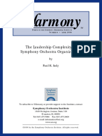 Orchestral Organization