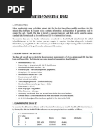 Lab 01 - Examine Seismic Data 2