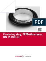 Centering Ring, FPM/Aluminum, DN 25 Iso-Kf