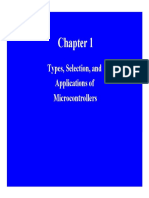 Types, Selection, and Applications of Microcontrollers