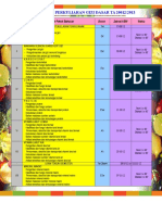 Basic Nutrition Schedule - 2012