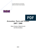 Report 07-08 (JIIS - Jerusalem Facts and Trends 2007-2008 - Maya Choshen, Michal Korach and Dan Kaufman)