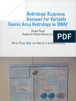 Defining Hydrologic Response Units To Account For Variable Source Area Hydrology in SWAT