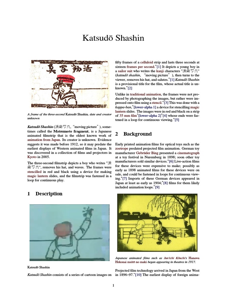 Katsudō Shashin | PDF | Film Theory | Video