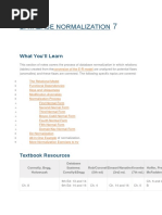 DATABASE NORMALIZATION 7