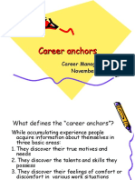 Lecture 6 Career Anchors