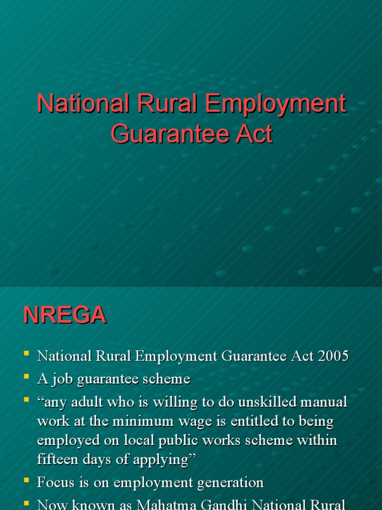 Image Result For Nrega Stands For Toppr