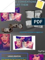 What Are The Conventions of A Digipak? (C)