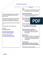 APA Format: APA Reference Review Sheet