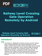 Railway Level Crossing Gate Operation Remotely by Android