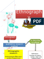 Ethnography Research