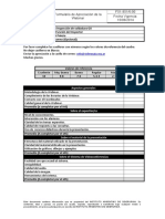 F01 901-6-00 Formulario de Apreciaci N D