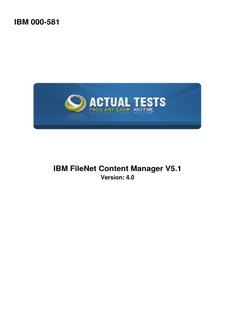 Filenet 5.1 Exam Material | PDF | Enterprise Java Beans | Databases