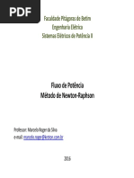 SEP II Fluxo Newton Raphson