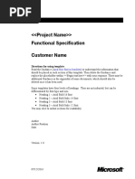 12 Functional Design Document Template | PDF | Software | Information ...