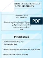 Prilaku Sehat Untuk Mencegah Kondiloma Adinominata