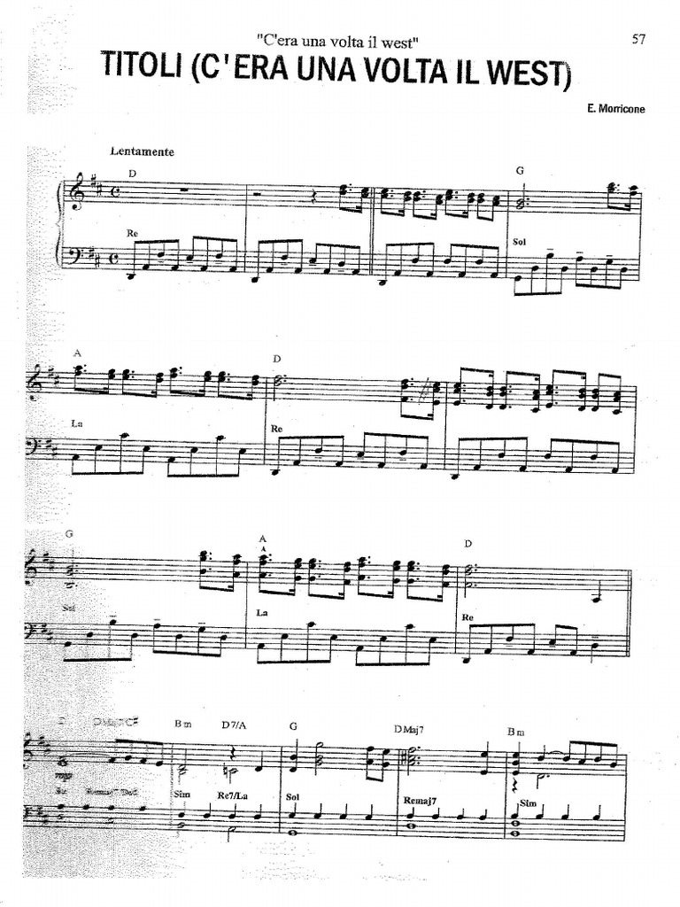 C'era Una Volta Il West Testo Italiano