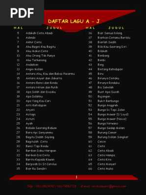 Buku Lagu Nostalgia A J Pdf