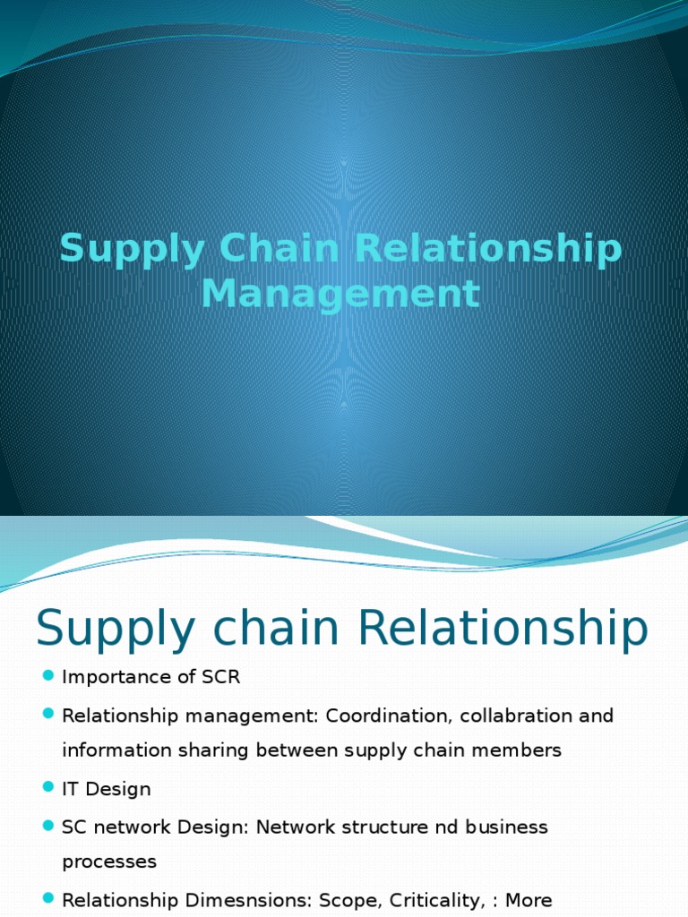 IMPROVING RELATIONSHIPS THROUGHOUT THE SUPPLY CHAIN ENABLE visual data 2
