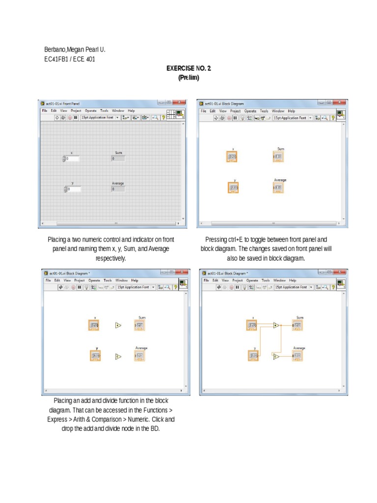 ECE 401 Exercise 2 Berbano | PDF | Boolean Data Type | Software Engineering