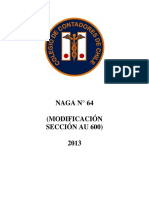 NAGA #64 Sección - AU - 600 Incluye Fé de Errata