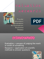 Evaluation Research