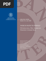 Which Path to Persian - Options for a New American Strategy Toward Iran_Brookings