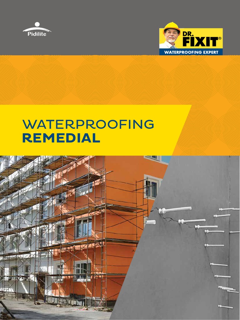 Waterproofing Remedial 112 1 | PDF | Plaster | Concrete