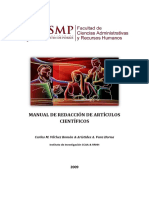 MANUAL DE REDACCIÓN DE ARTÍCULOS CIENTÍFICOS